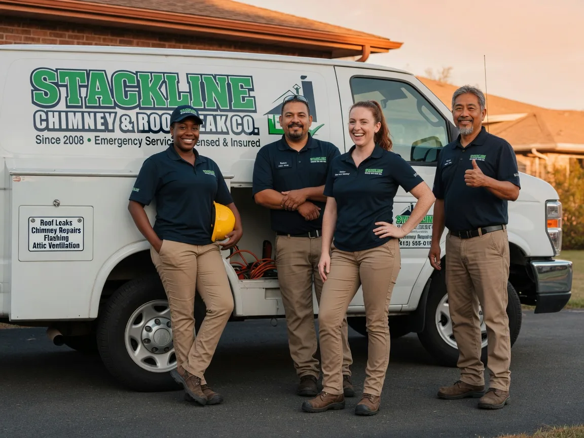 Chimney flashing repair company in Raymond, CA